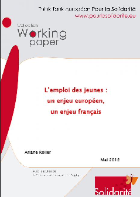 image couverture emploi des jeunes enjeu européen enjeu français
