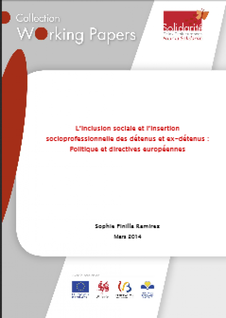 image couverture L’inclusion sociale et l’insertion socioprofessionnelle des détenus et ex - détenus : Politique et directives européennes 